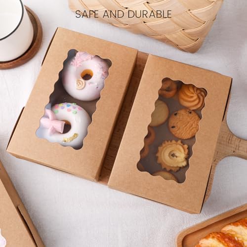 VGOODALL 20PCS Cupcake Boxes with Window