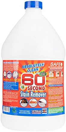 Absolutely Clean 60 Second Stain Remover - 128oz - Natural Eco Friendly