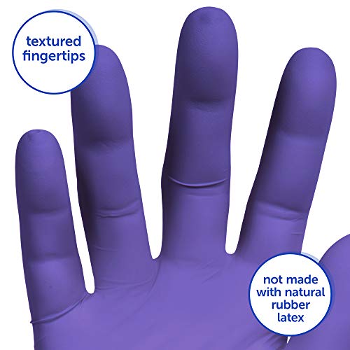 Kimtech Purple Nitrile-Xtra Exam Gloves 59 Mil 12 S 50 GlovesBox