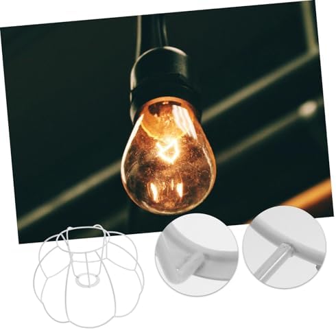 Vintage Iron Wire Pumpkin Lampshade Holder DIY Table Lamp Frame