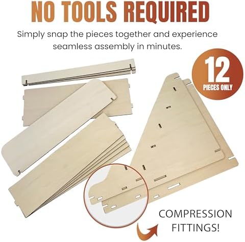 Wooden Retail Table Display Stand 3 Step Riser