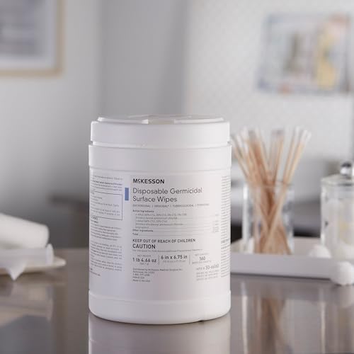 McKesson Germicidal Wipes 160 Count Hospital Grade