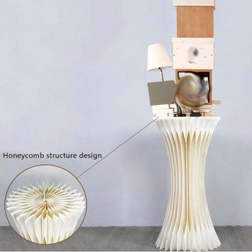 Wutaihill Cylinder Pedestal Stand Foldable Display Riser 40x60cm