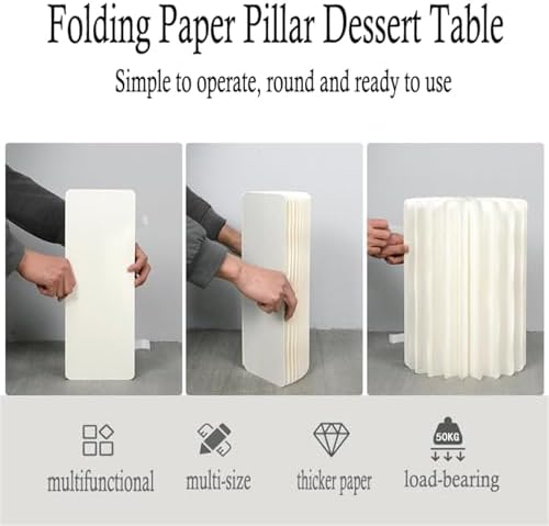 Cylinder Display Stand with 5PCS Color Options