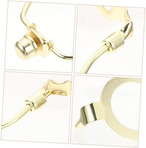 Jojofuny 2sets Heavy Duty Lamp Harp Adapter for Standard Bases and Sturdy Construction