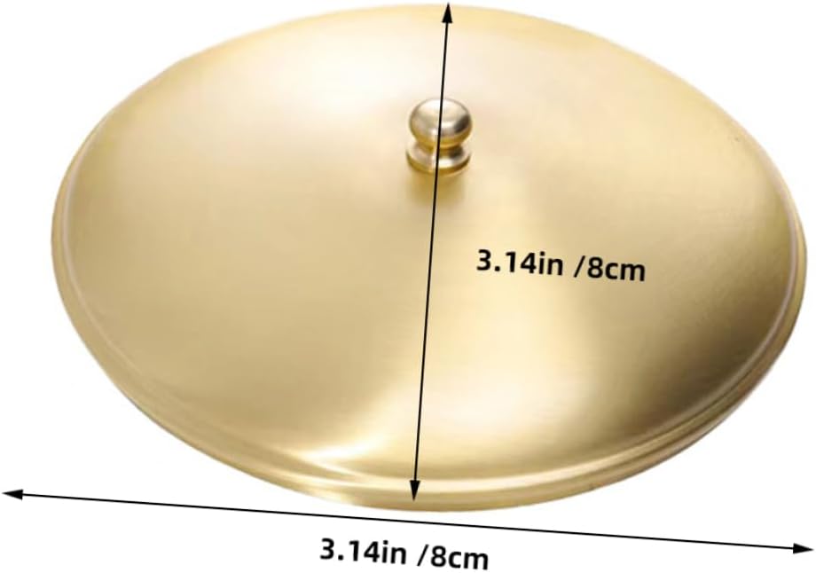 Brass Ashtray Lid for Indoor and Outdoor Use