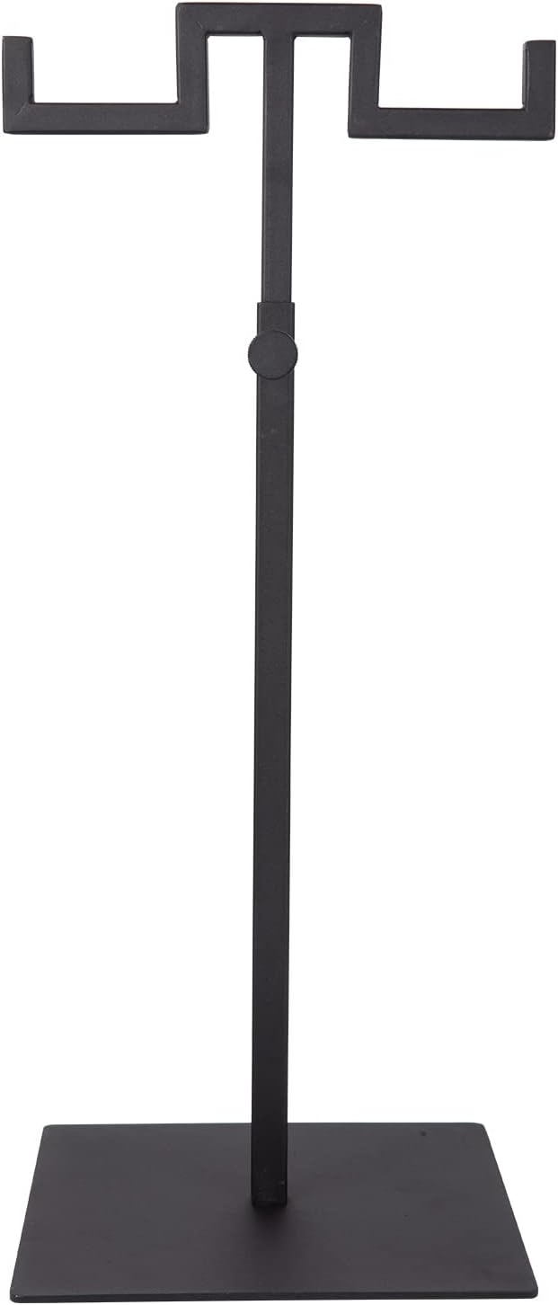 Polmart Countertop Adjustable Double Hanger Display Stand - Black