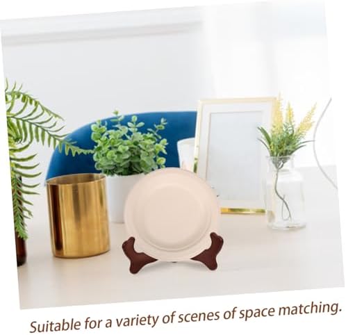 Ceramic Plate Holder Stand Decorative Easel Display for Plates and Pictures
