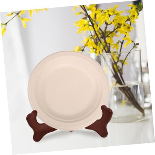VALICLUD Ceramic Plate Holder Stand for Home Decor