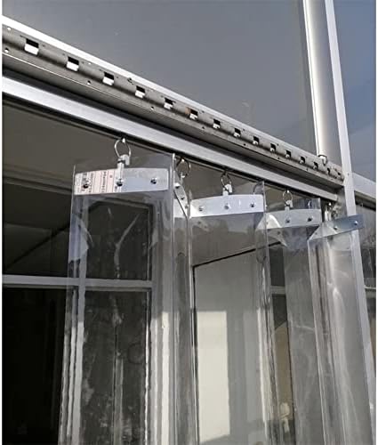 Gzhenh Sliding Curtain Clear PVC Door Strip for Freezer and Warehouse