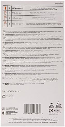 Medline Accutouch Synthetic Exam Gloves Clear 100 Count