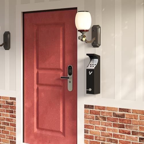 Lukar Commercial Wall Mounted Trash Can with Lock