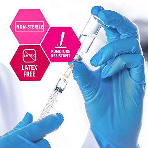 Medpride Medical Nitrile Gloves Medium Box 200 Blue