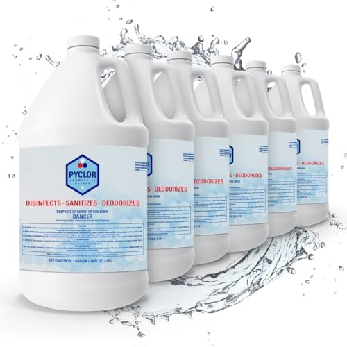 Pyclor Sodium Hypochlorite 615 Commercial Liquid Bleach 6 Gallons