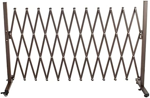 Aluminum Decorative Garden Fence with Casters