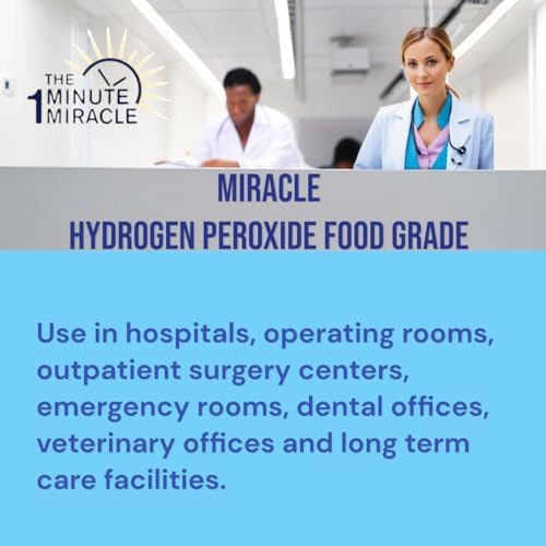 12 Food Grade Hydrogen Peroxide with Dropper Bottle
