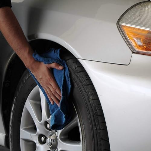 Simpli-Magic Premium Shop Towels 14x12 50 Pack Commercial Grade Blue