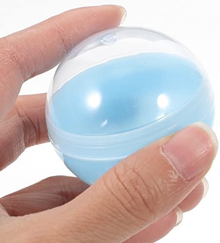 Healifty 50pcs Translucent Macaron Shells 2in Vending Machine Capsules