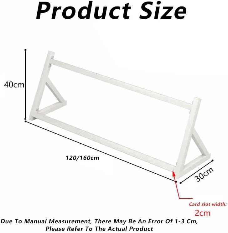 Quartz Stone Display Rack Black 160cm