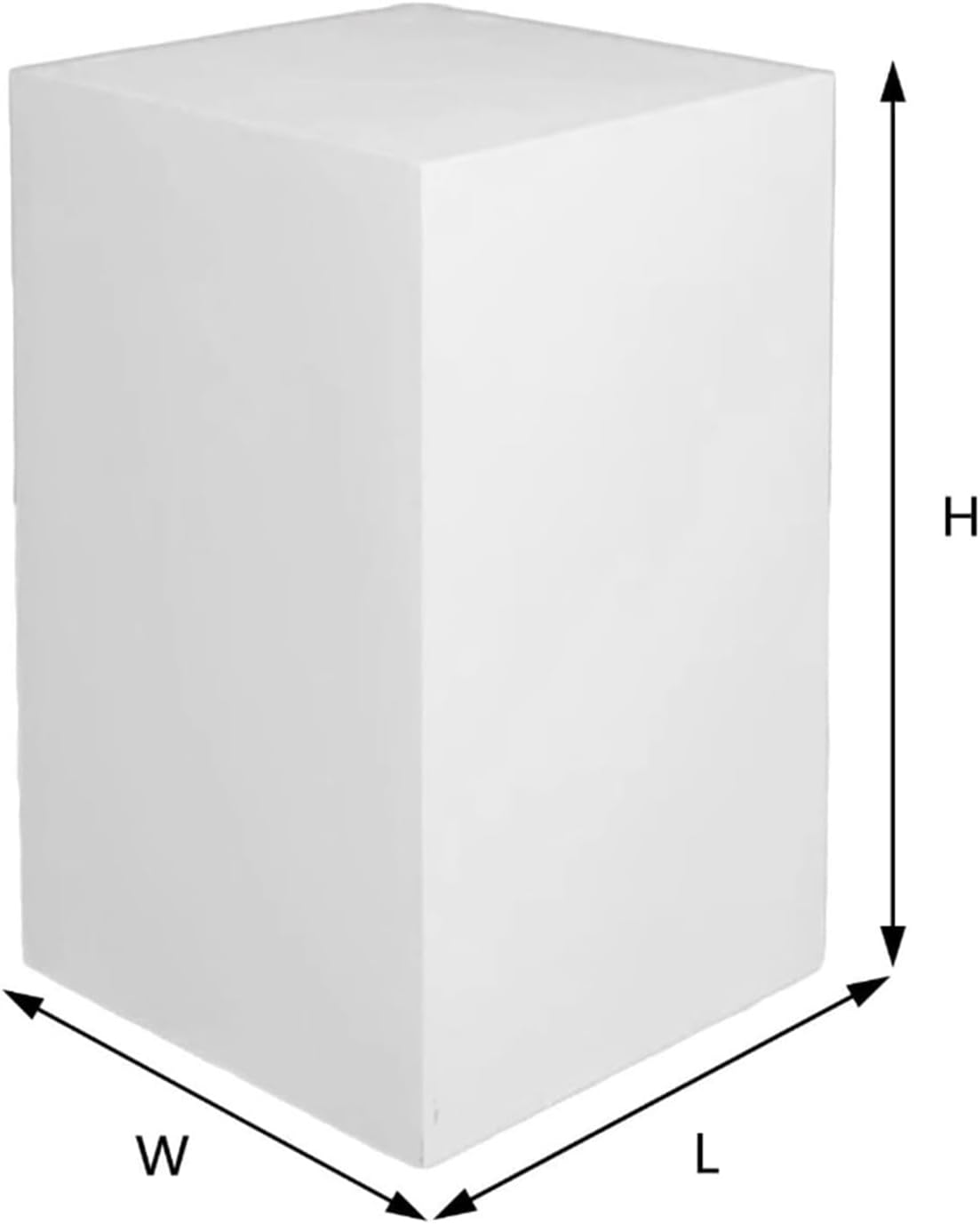 OMESDA Cube Display Pedestal Stands 40x40x80cm