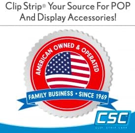 Clip Strip 1 Pack Heavy Duty Display Racks 31 Inch Black