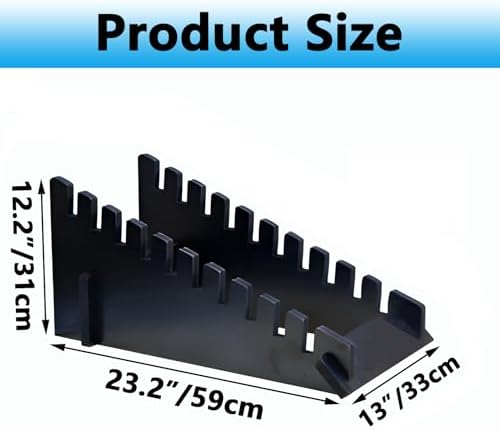 10 Tier Tile Sample Display Stand with Staggered Slots