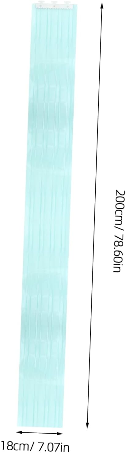 Ciieeo Semi Sheer PVC Strip Curtain for Classroom Shop and Freezer