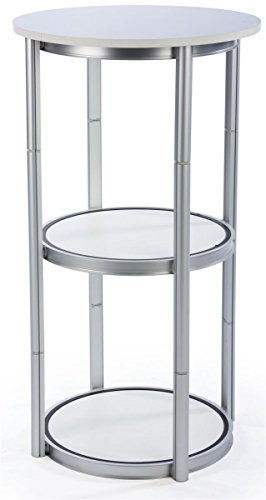 Displays2Go Portable Display Case With Twist Design 4 Shelves