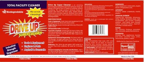 Drive Up Super Cleaner Concentrated Degreaser 1 Gallon