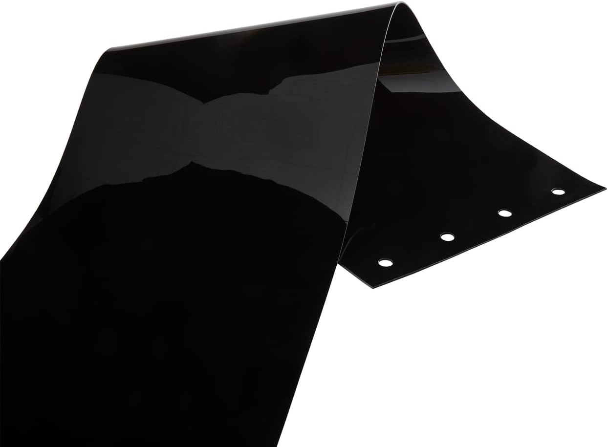 Strivide PVC Strip Curtain Door Opaque Black 8x008 NSFUSDA Approved