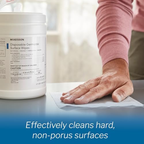 McKesson Germicidal Wipes 160 Count Hospital Grade