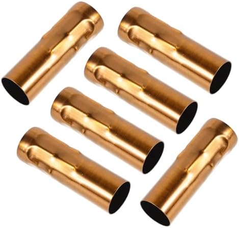 WHAMVOX E14 Lamp Holder Candle Light Sleeve 6pc Vintage Crystal Chandelier Accessory