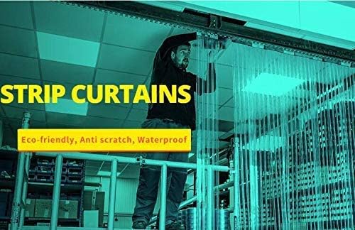 VIZ-PRO 16PCS PVC Door Curtain Strip for Entry Doors