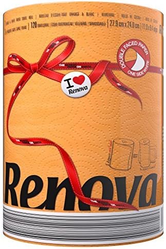 Red Label Kitchen Paper Orange by Renova 1