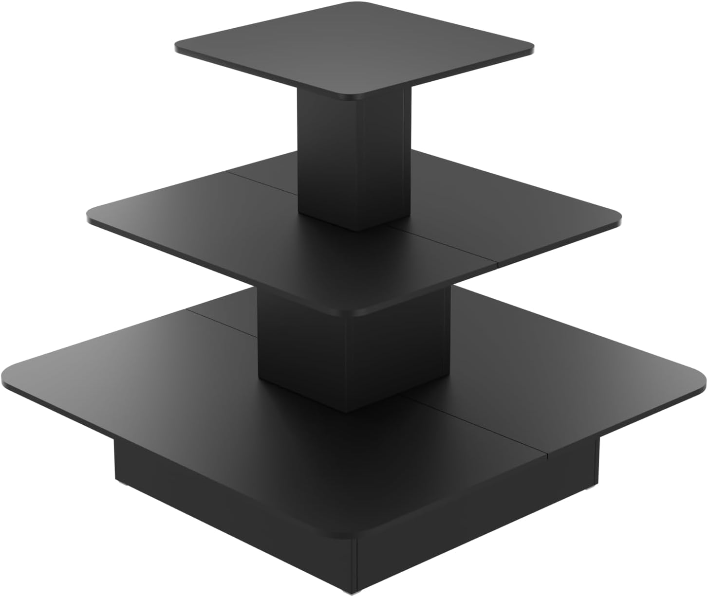 48 W x 48 D x 42 H Black Display Table