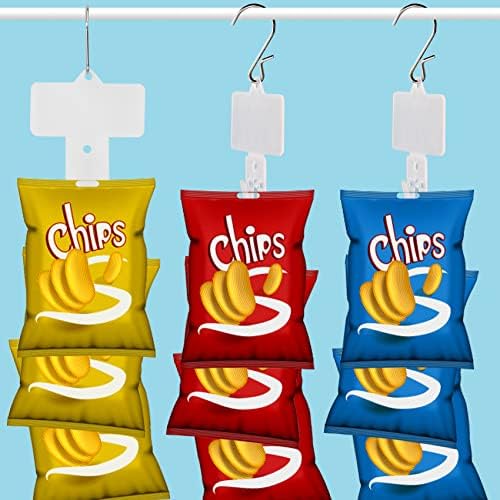 12 Pack Station Hanging Merchandise Strips with S Hooks