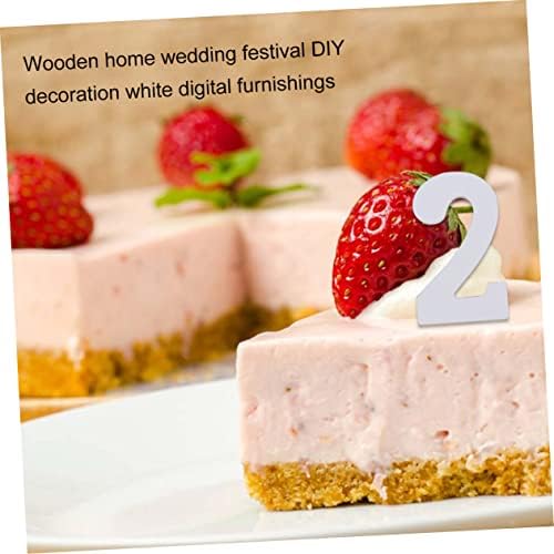 Cabilock Wooden Table Number Card Sign for Wedding and Party Decorations