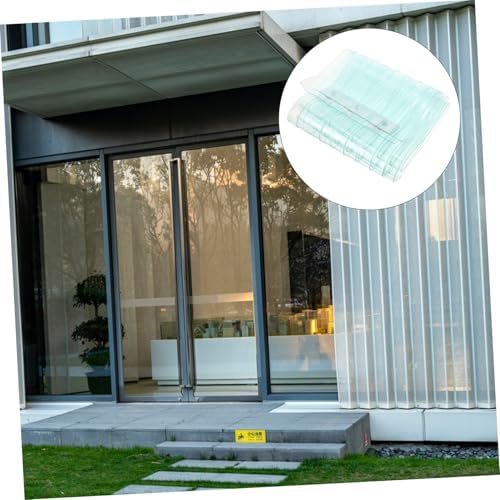 Ciieeo Transparent Door Curtain for Bathrooms and Garages