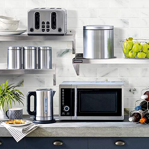 DuraSteel Stainless Steel Wall Shelf 24x12 Commercial Grade