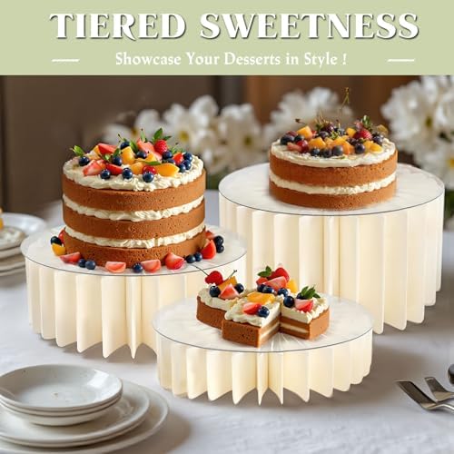 6 Pack Buffet Risers for Dessert Displays