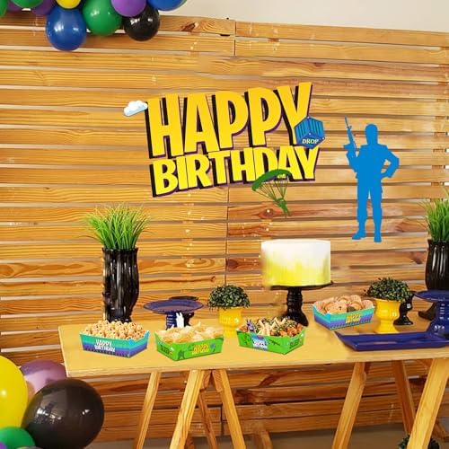 24pcs Llama Game Birthday Food Trays Set