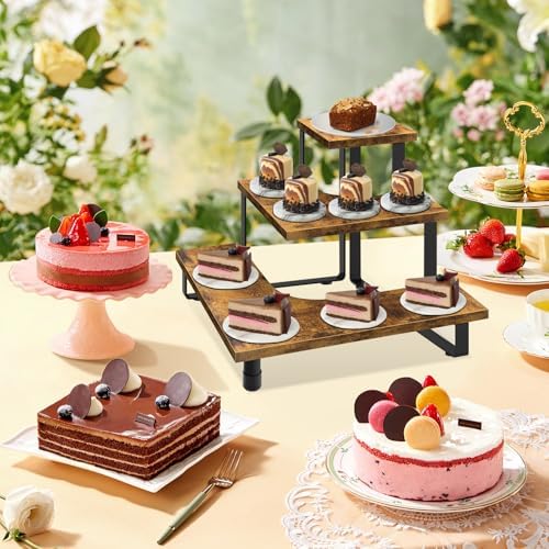 ELITEROO 3 Tier Corner Display Shelves Stand
