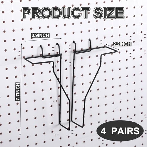 4 Pcs Expandable Literature Display for Pegboard