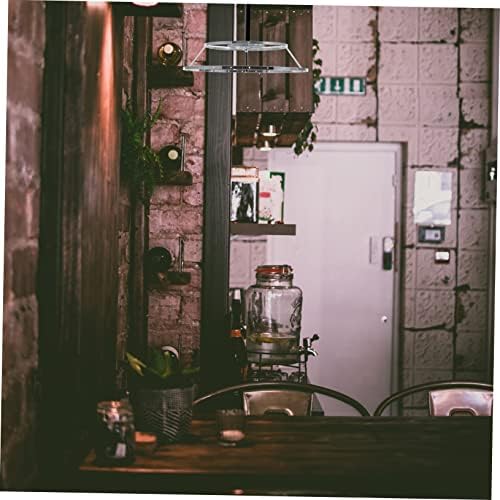 DOITOOL DIY Lampshade Frame for Pendant Lights Custom Home Decor Accessory Easy Assembly