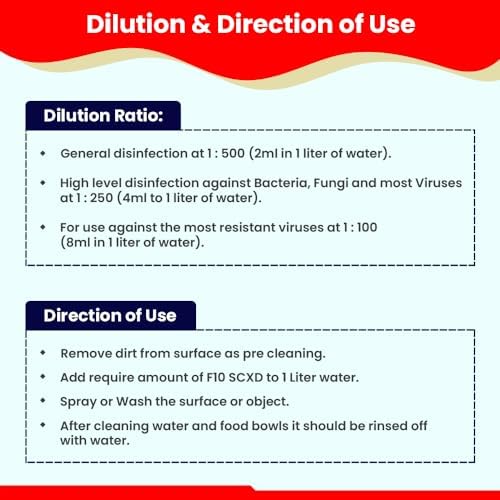 F10 SCXD Super Concentrated Disinfectant Cleaner 1 Liter
