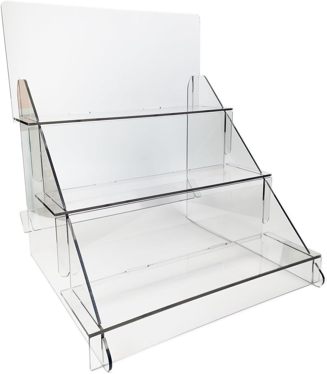 1855x16x15 Portable Display Stand - Transparent Display Table