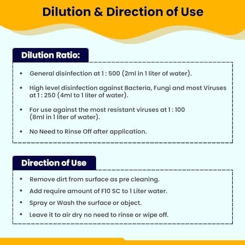 F10 SC Concentrated Disinfectant Cleaner 5 Liter