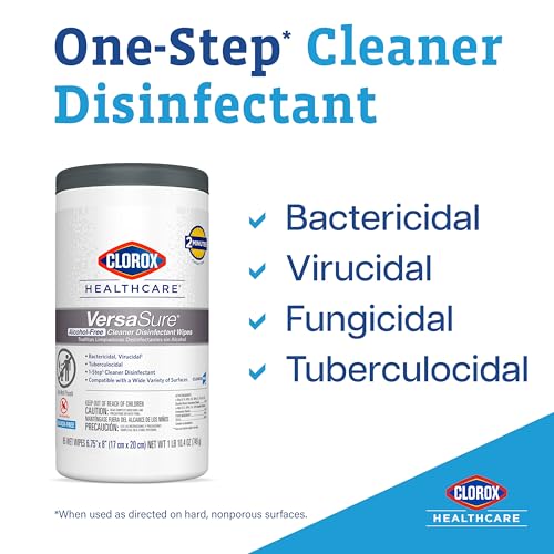 Clorox Healthcare VersaSure Cleaner Disinfectant Wipes 150 Count