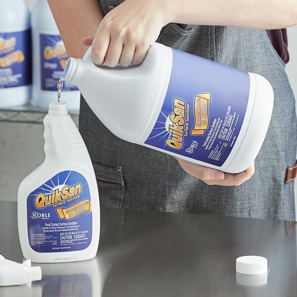 Glownary QuikSan Food Contact Surface Sanitizer 1 Gallon