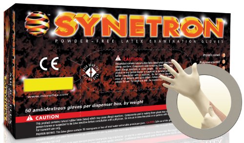 Ansell Microflex SY-911-XL Powder-Free Exam Gloves Pack of 50